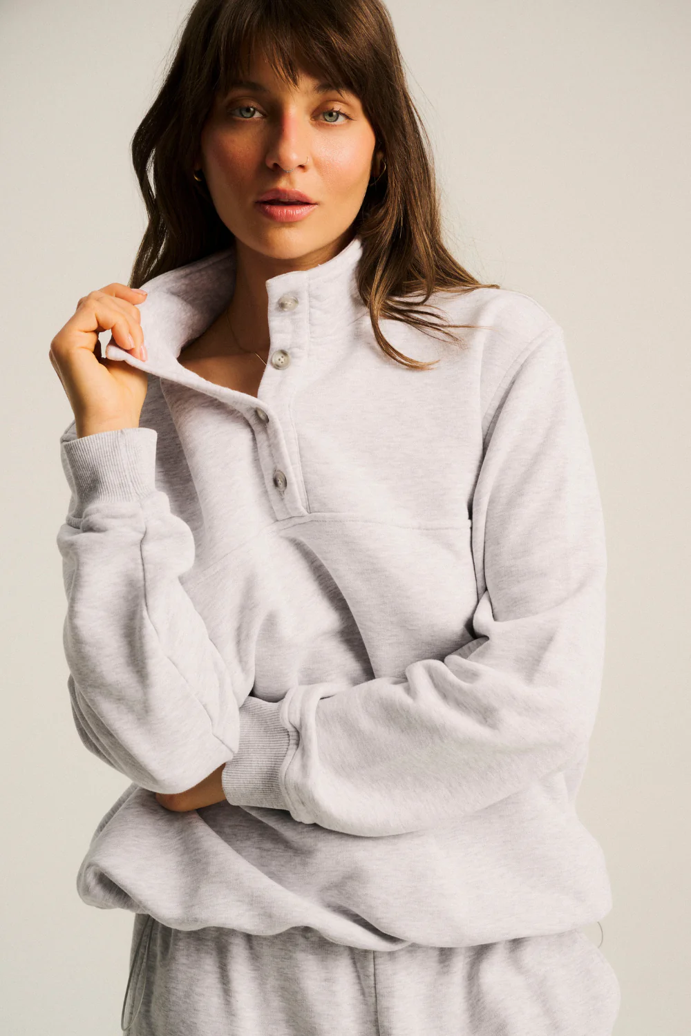 Bluza Bell Light Grey Melange