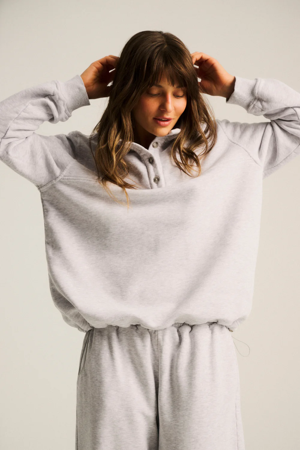 Bluza Bell Light Grey Melange - Image 2