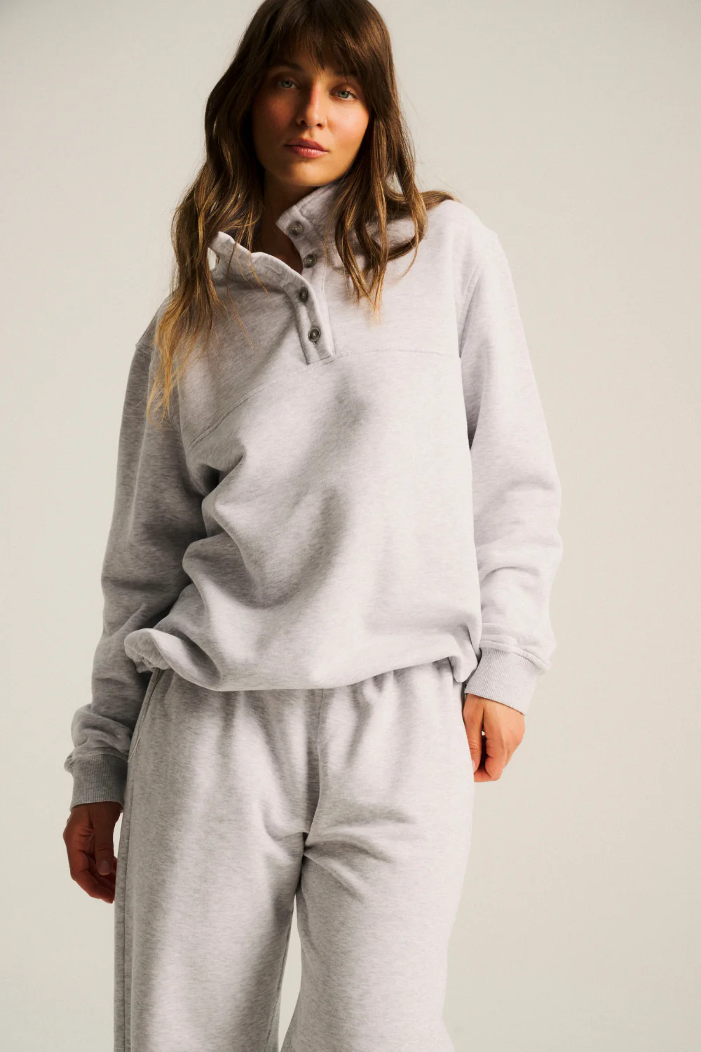 Bluza Bell Light Grey Melange - Image 3