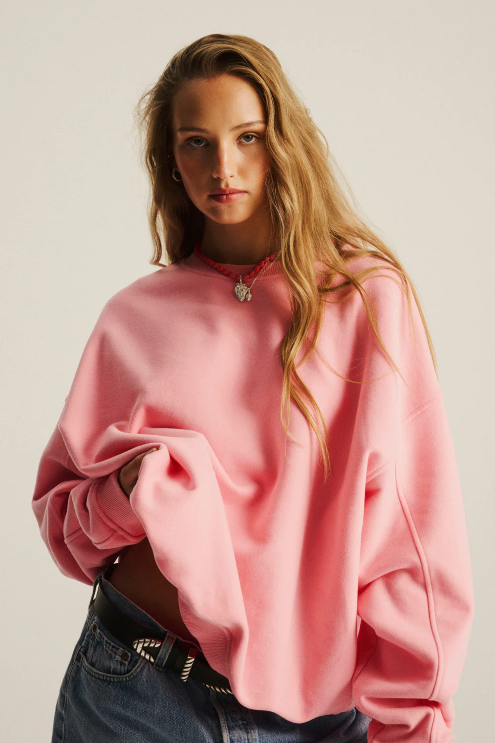 Bluza Jumbo SKIN Candy Pink - Image 3