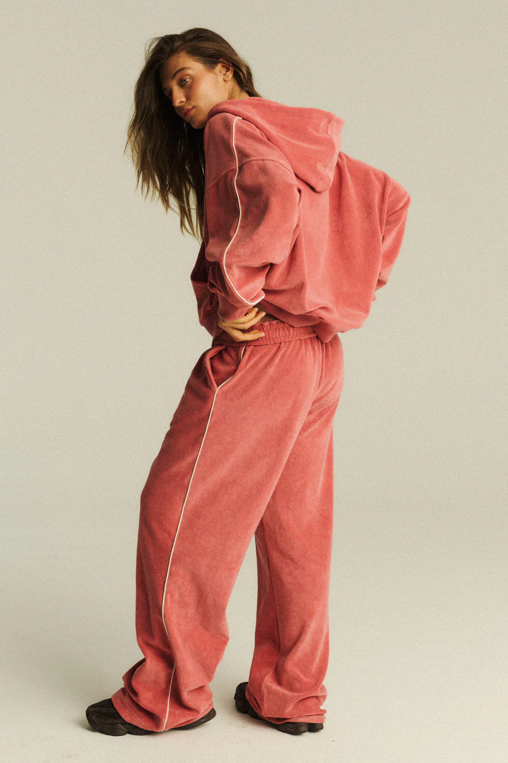 Bluza Kimberly Frotte Coral - Image 7
