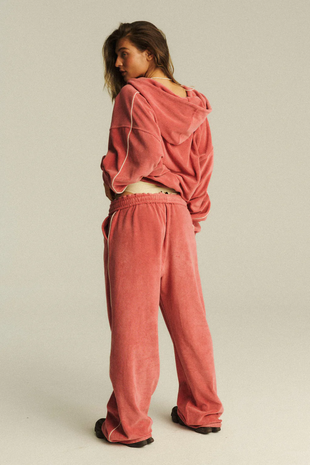 Bluza Kimberly Frotte Coral - Image 8