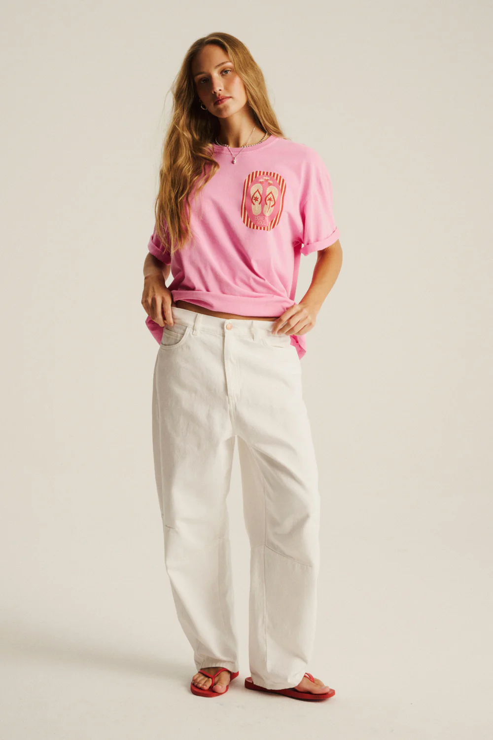 Jeansy Frankie Off-White - Image 5