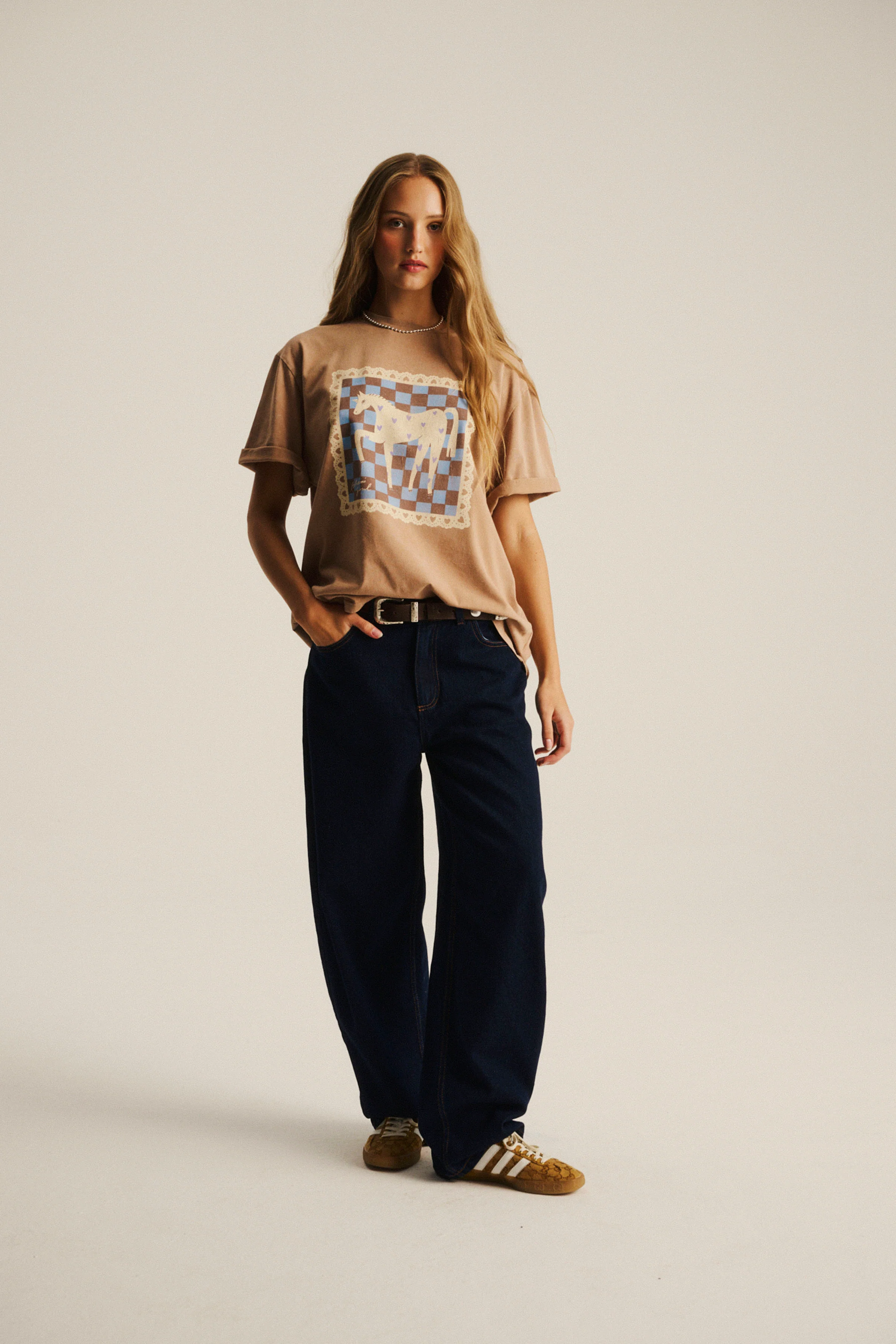 Jeansy Poco Baggy Denim Indigo