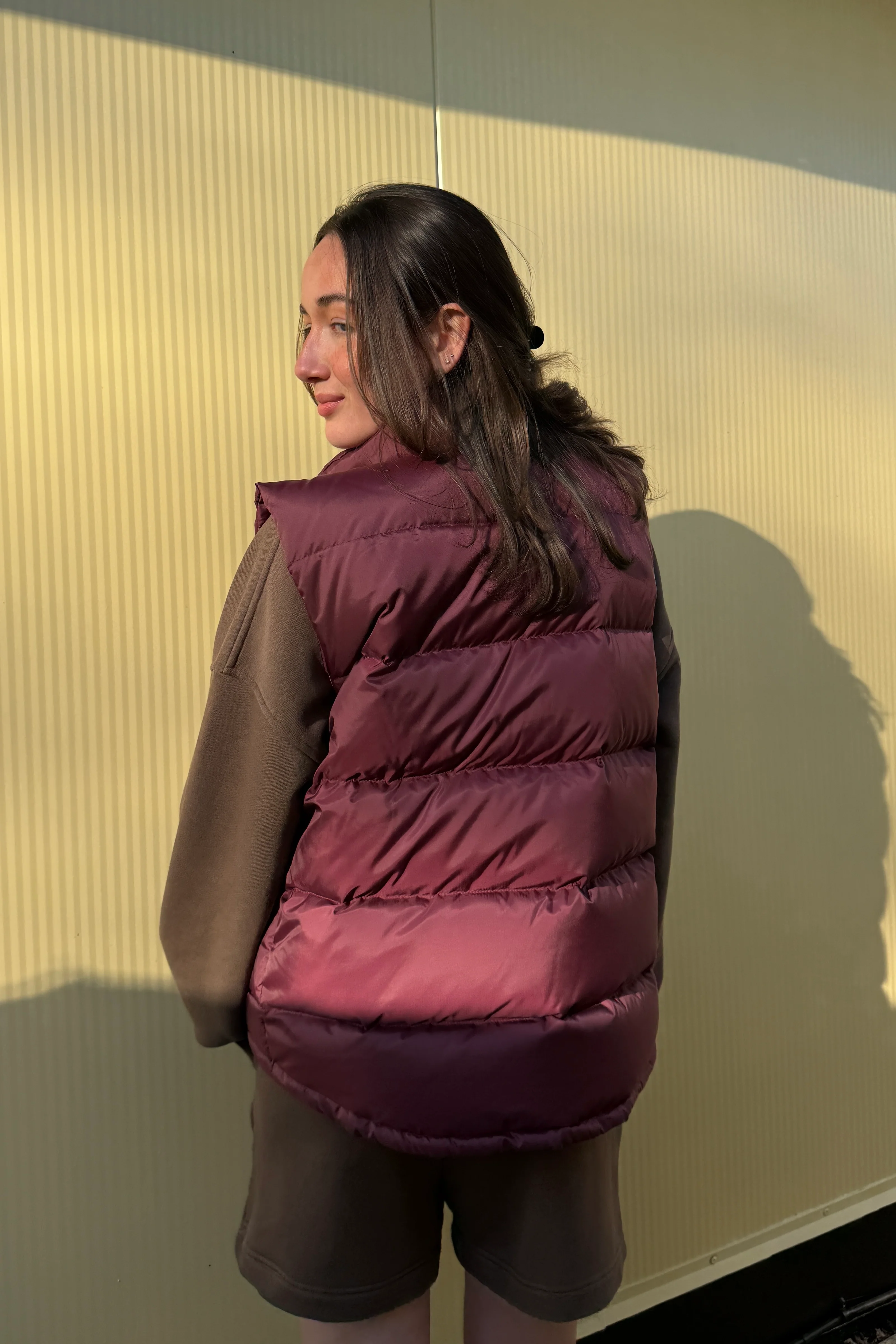 Kamizelka Puchowa Sierra Plum Burgundy - Image 3