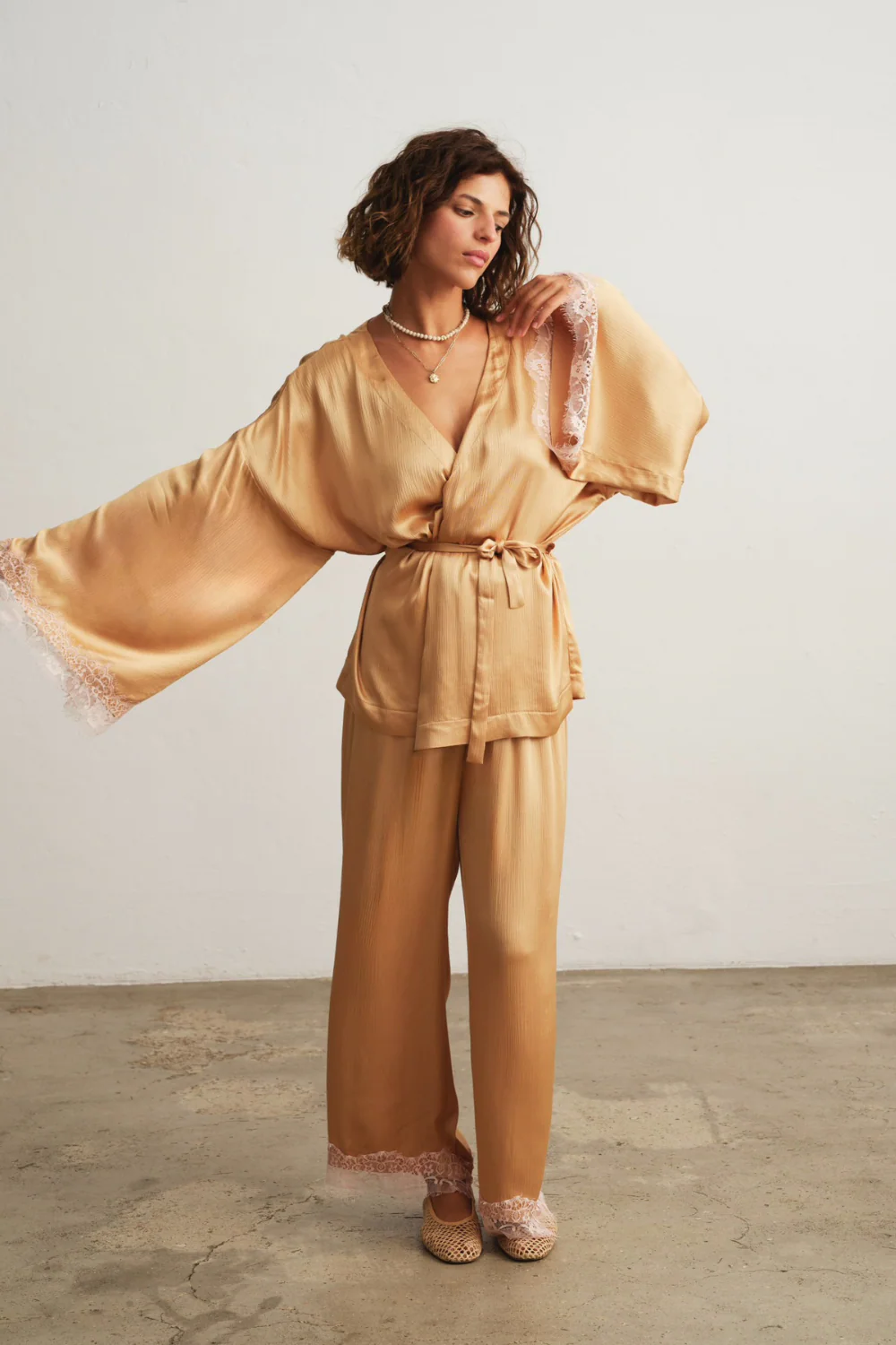 Kimono Amaya Lace Gold - Image 5