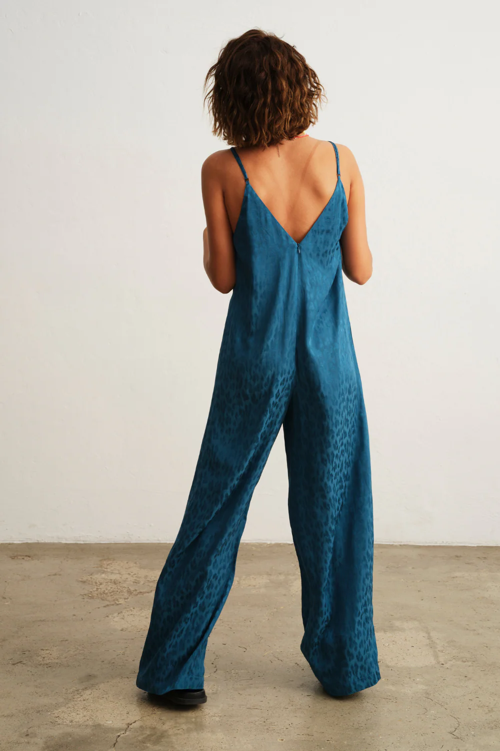 Kombinezon Josephine Petrol Jacquard - Image 3