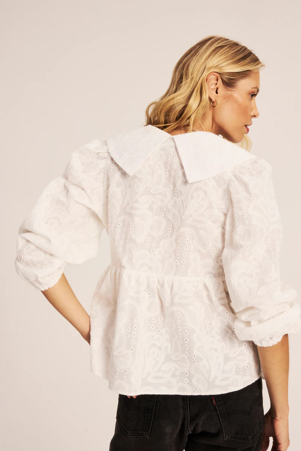 Koszula Carmen Embroidery Bone White - Image 2