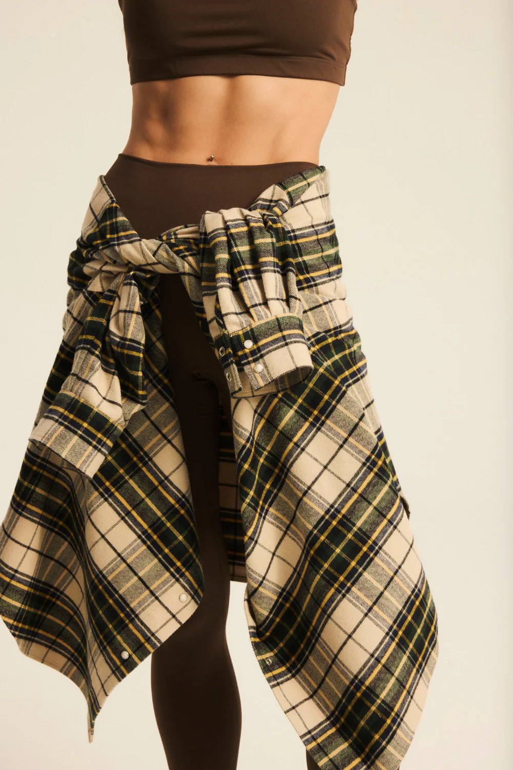 Koszula Chelsea Plaid Heavy Cream/Green - Image 9