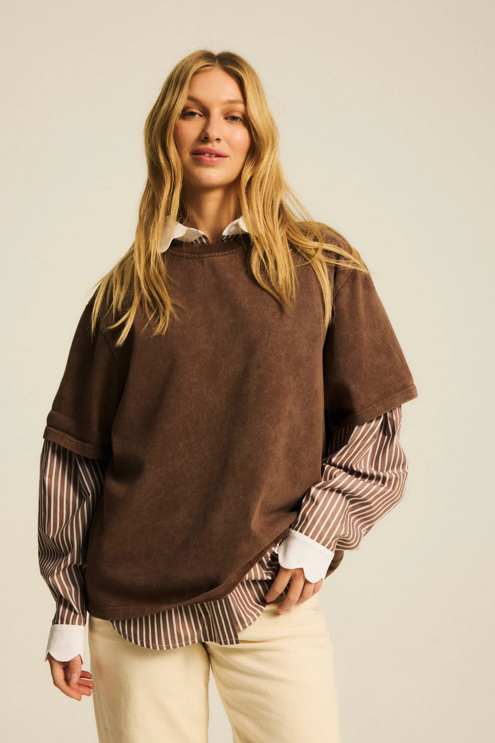 Koszula Estelle Chocolate Stripes - Image 12