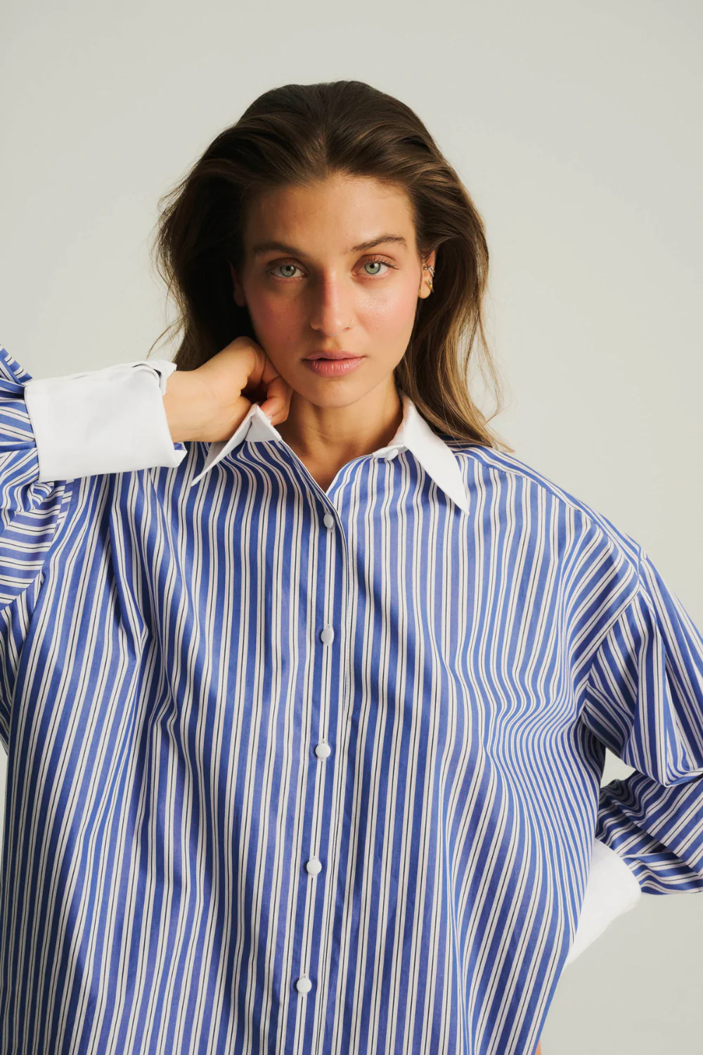 Koszula Kayla Blue Stripe - Image 12