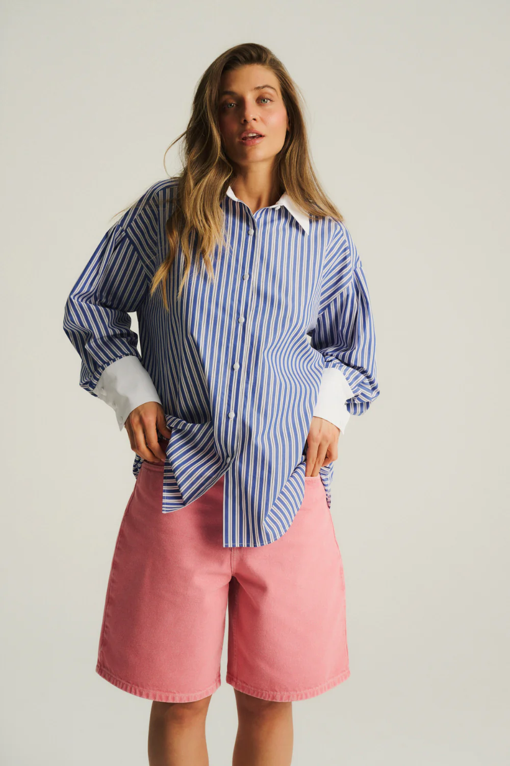 Koszula Kayla Blue Stripe - Image 15