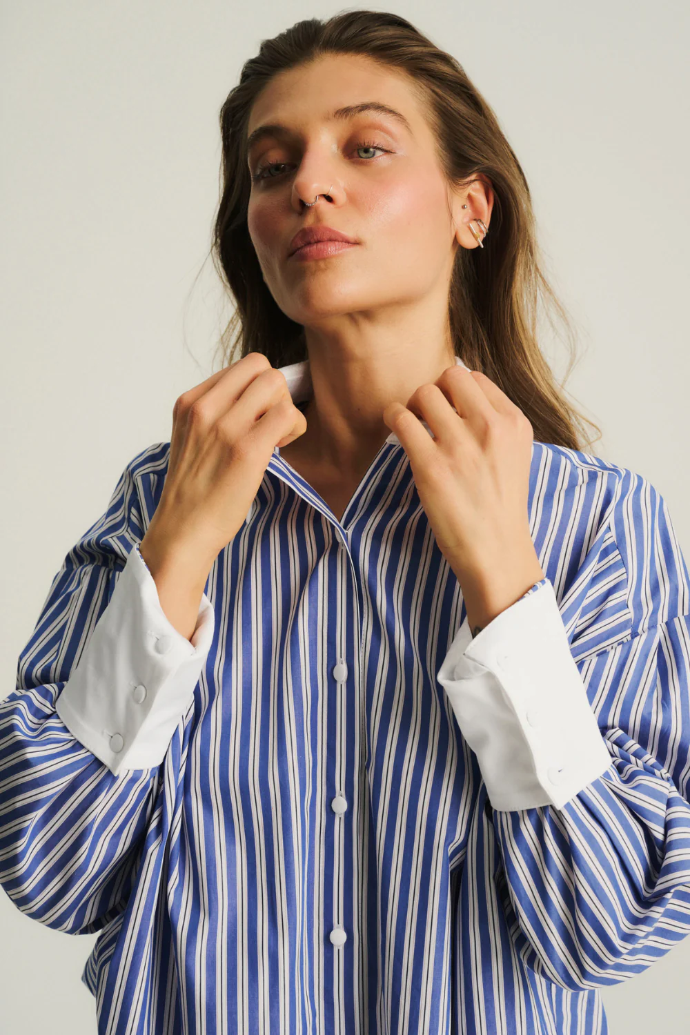 Koszula Kayla Blue Stripe - Image 9