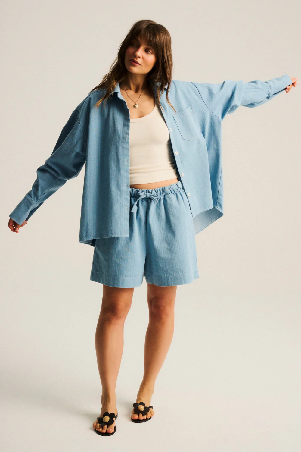 Koszula Leoni Denim Light Blue - Image 13