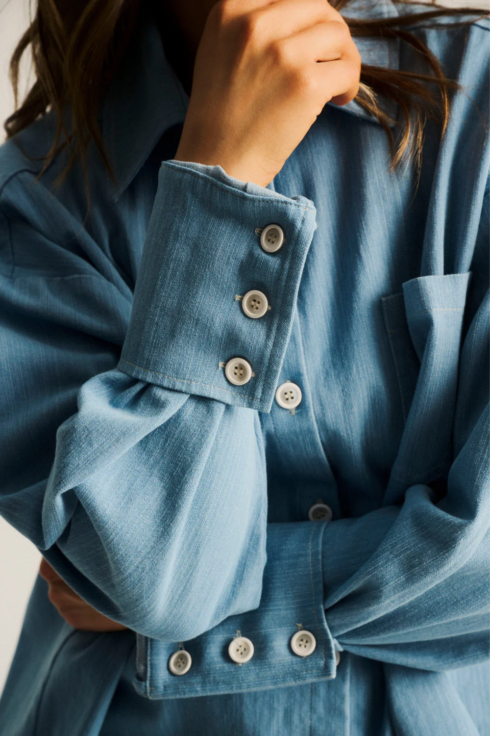 Koszula Leoni Denim Light Blue - Image 4