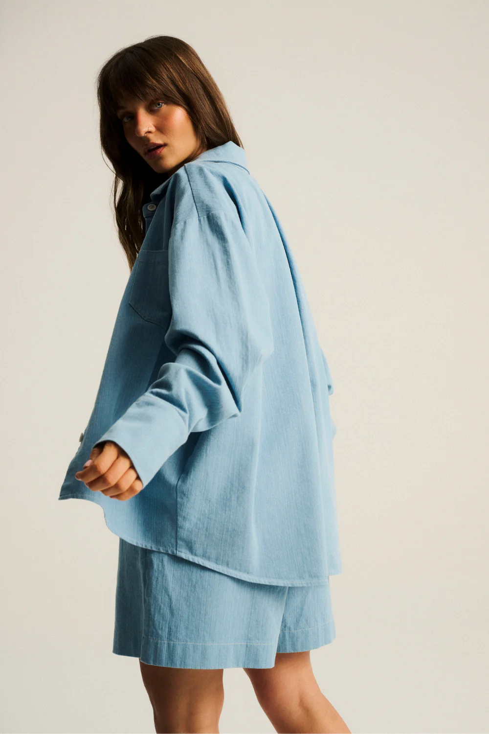 Koszula Leoni Denim Light Blue - Image 7