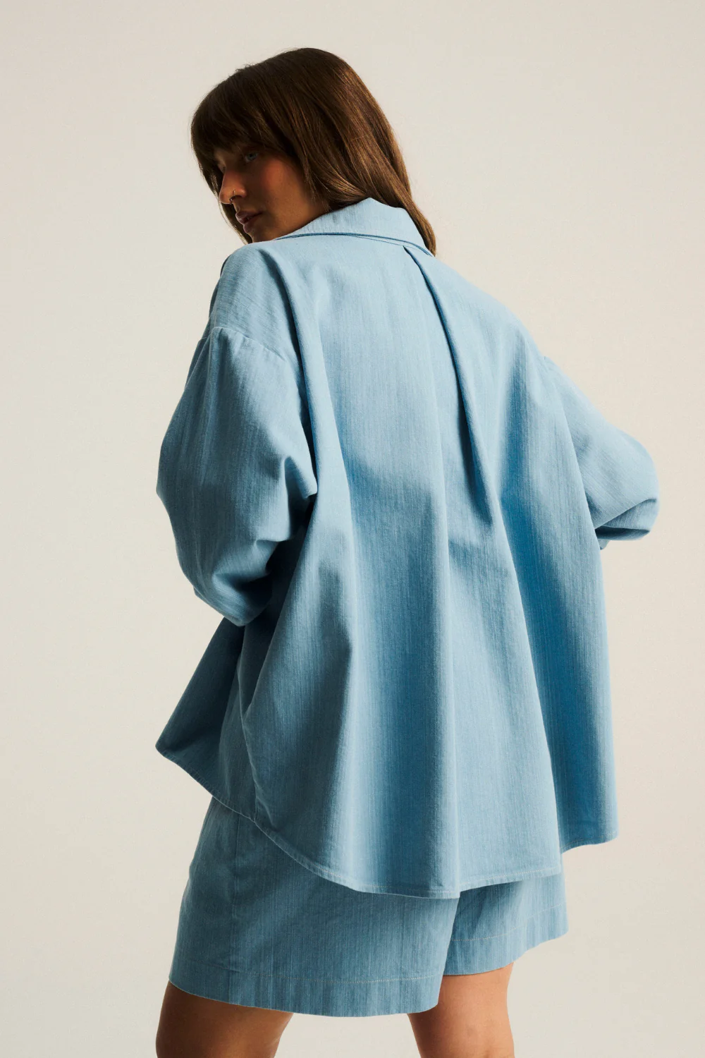 Koszula Leoni Denim Light Blue - Image 8