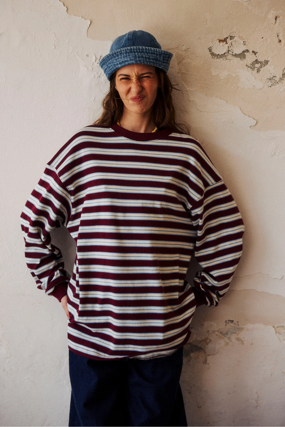 Longsleeve Astor Heavy Blue/Blackberry - Image 12