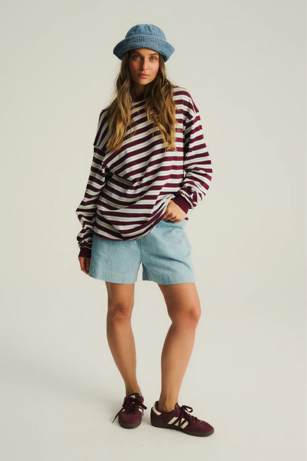 Longsleeve Astor Heavy Blue/Blackberry - Image 5