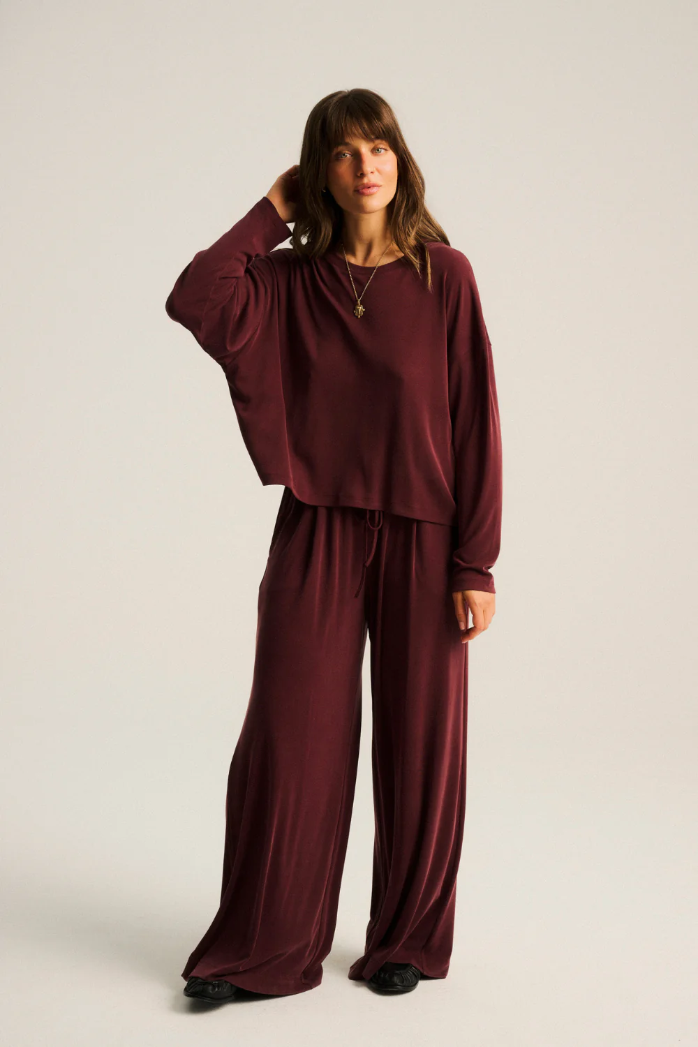 Longsleeve Camille Red Wine - Image 5