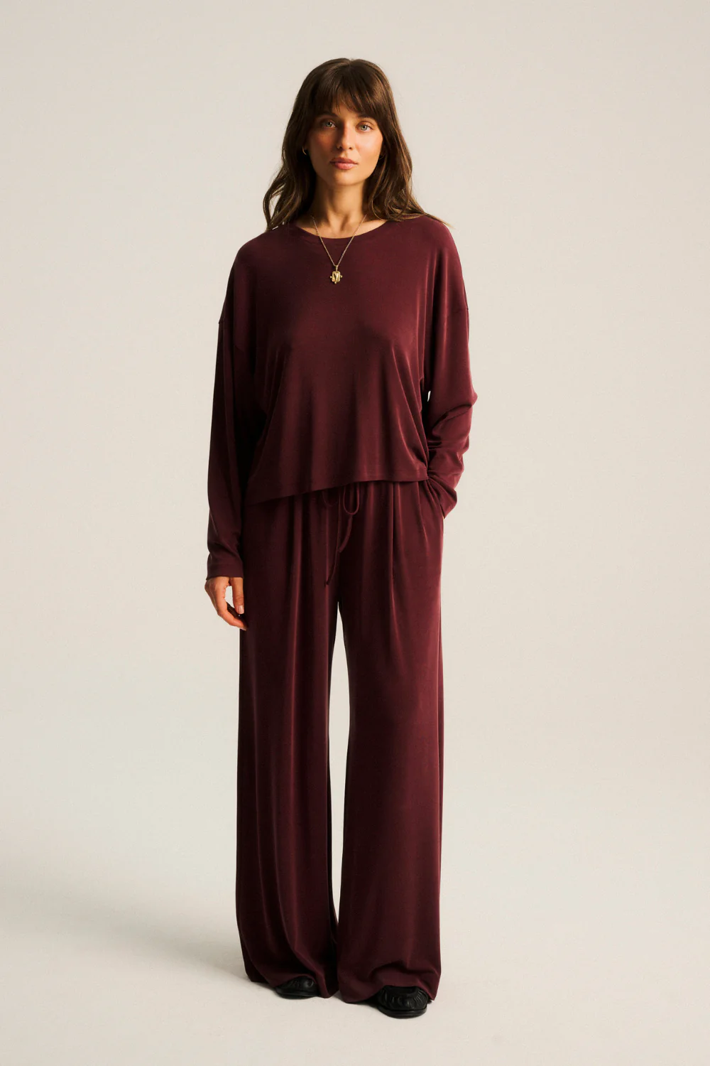 Longsleeve Camille Red Wine - Image 6