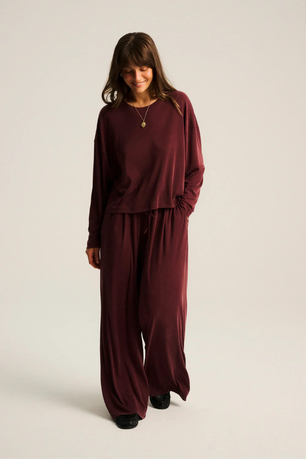Longsleeve Camille Red Wine - Image 7