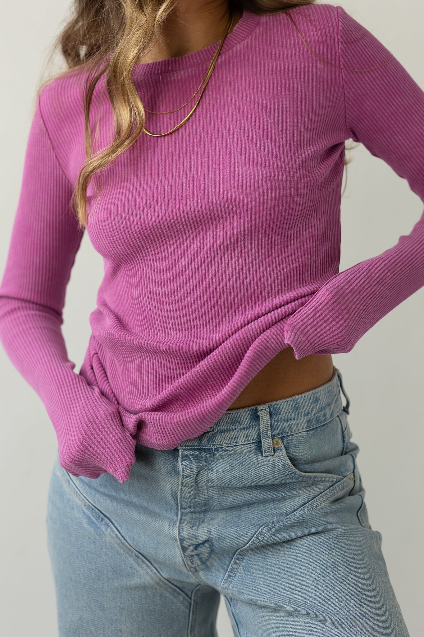 Longsleeve Classic Vintage Magenta - Image 2