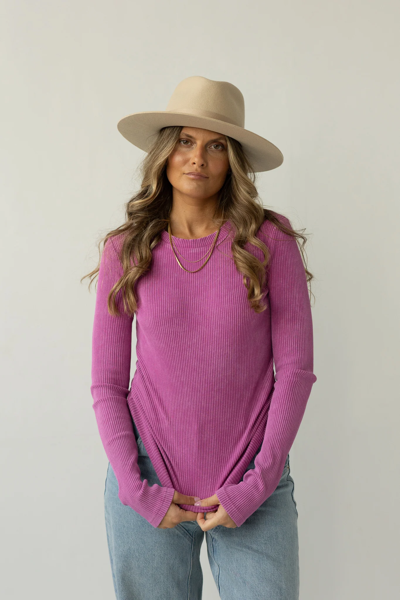 Longsleeve Classic Vintage Magenta - Image 6