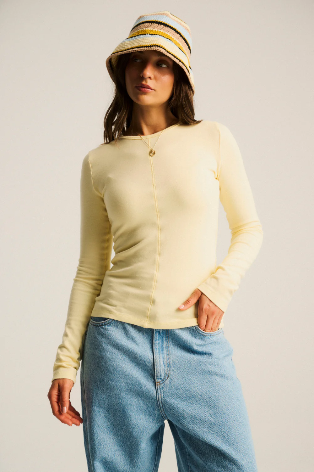 Longsleeve Mavis Softened Banana