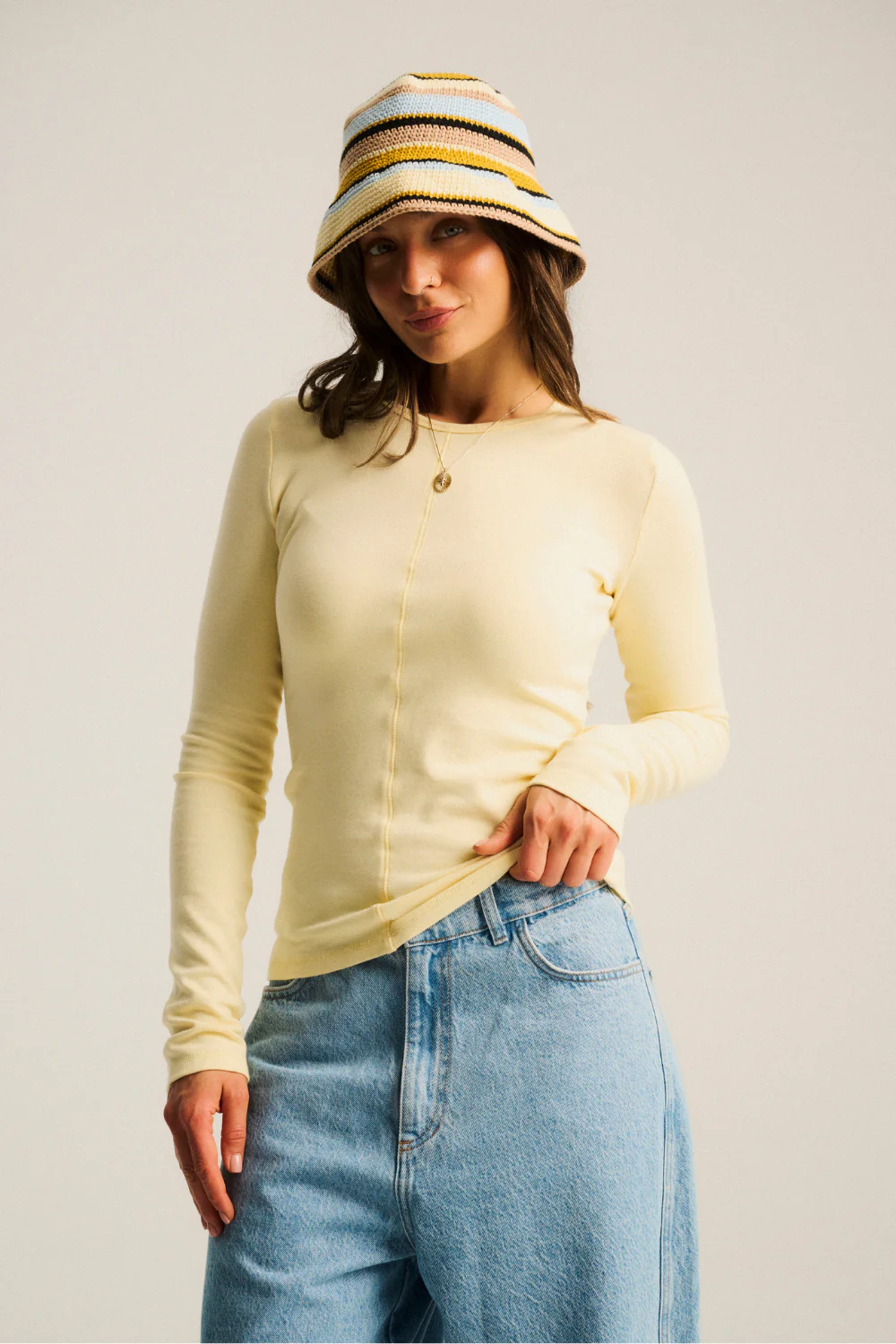 Longsleeve Mavis Softened Banana - Image 3