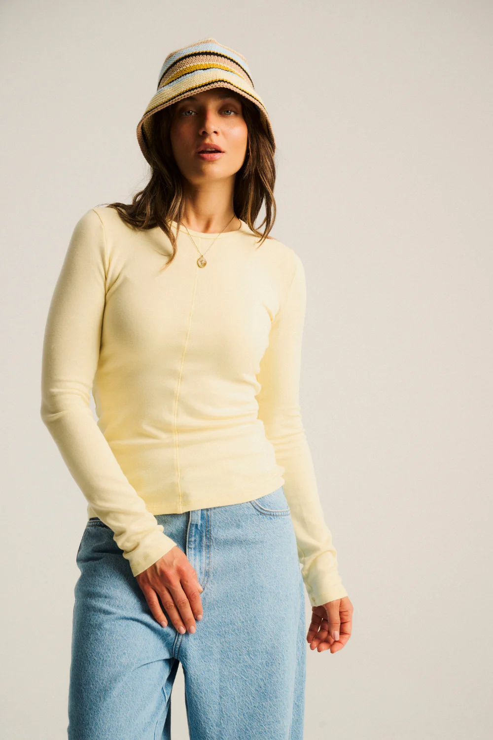 Longsleeve Mavis Softened Banana - Image 5