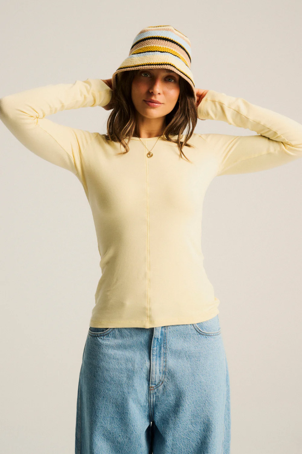 Longsleeve Mavis Softened Banana - Image 6