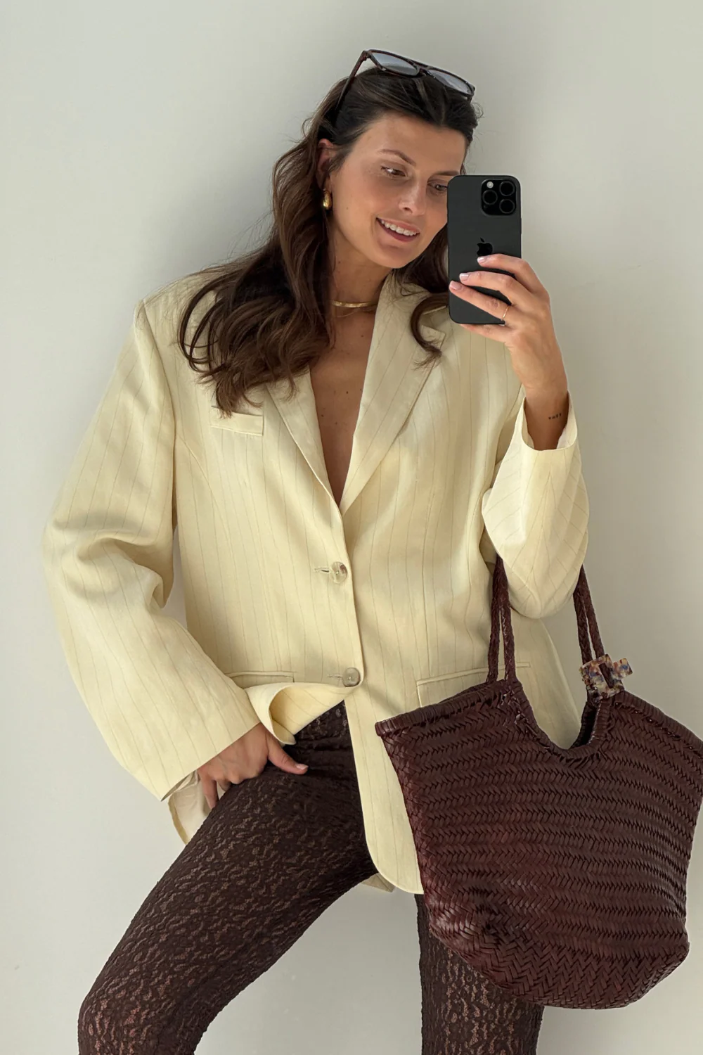 Marynarka Sava Butter Striped - Image 7