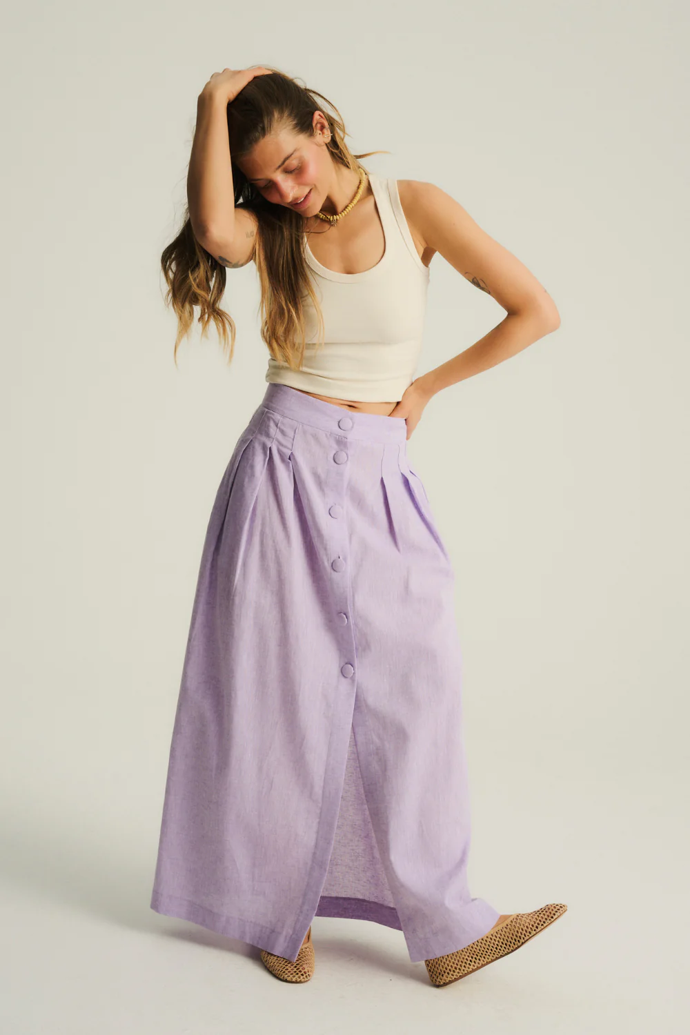 Spódnica Celeste Lilac - Image 4