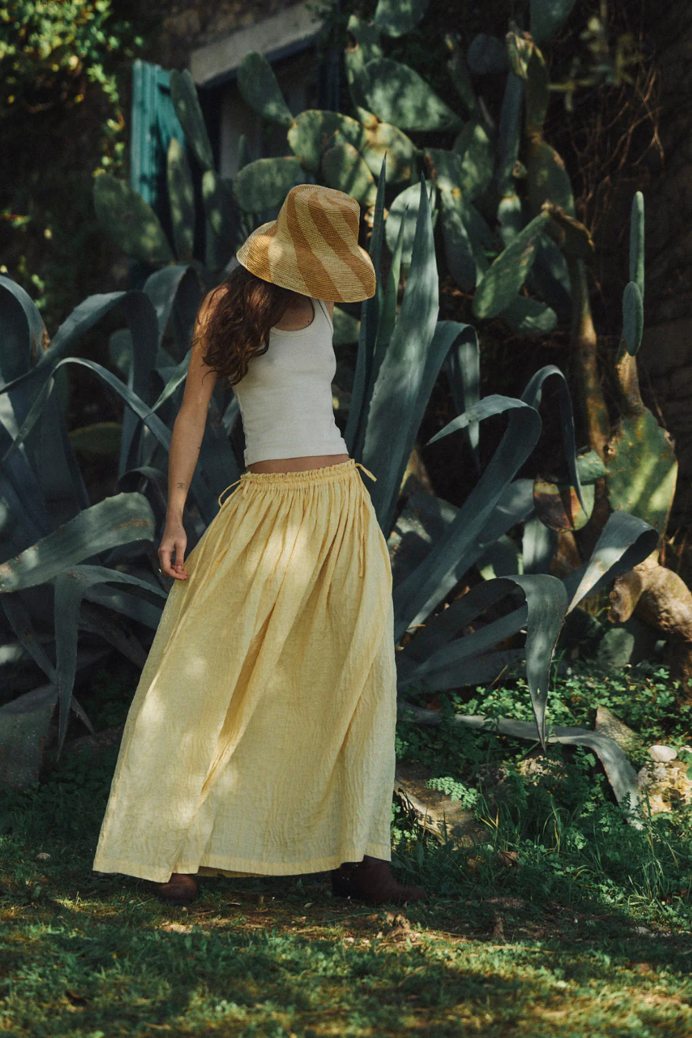 Spódnica Lumen Pale Banana Jacquard - Image 8