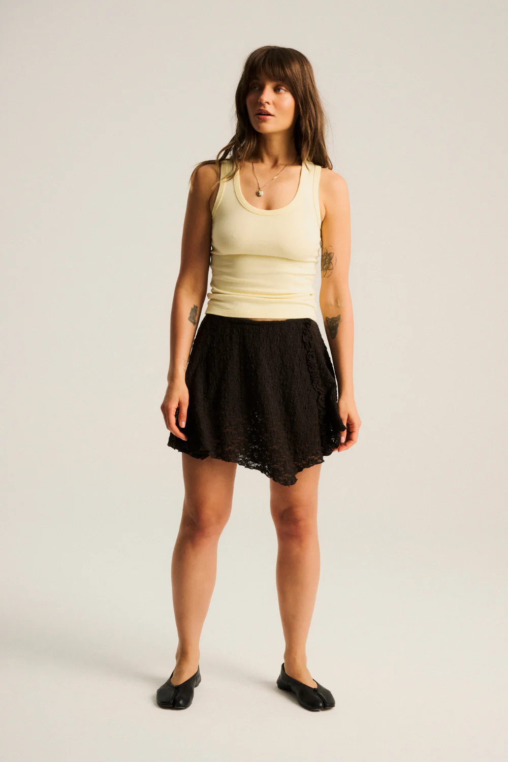 Spódniczka Sorana Lace Bitter Chocolate - Image 9