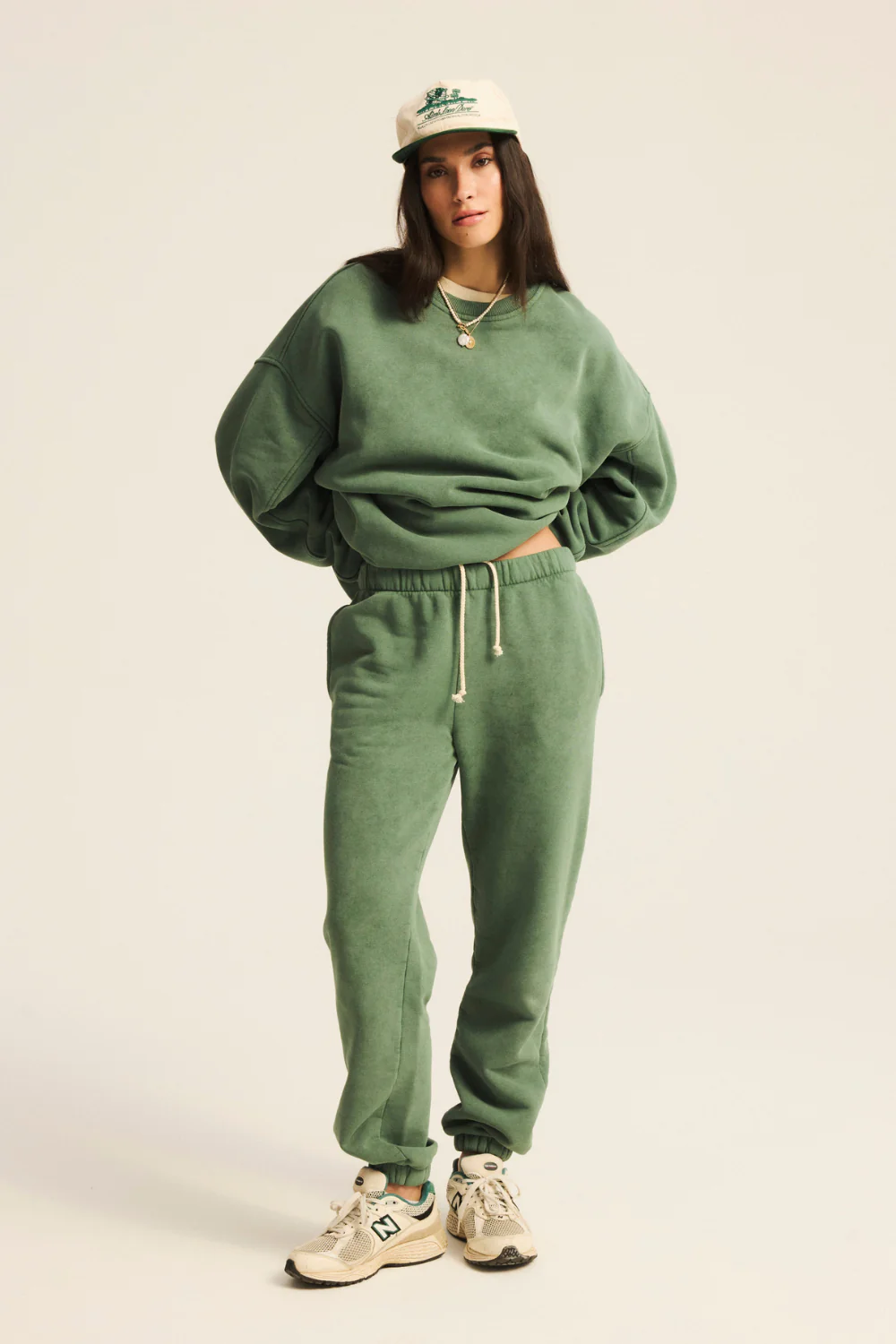 Spodnie Cali Light Vintage Pine Green