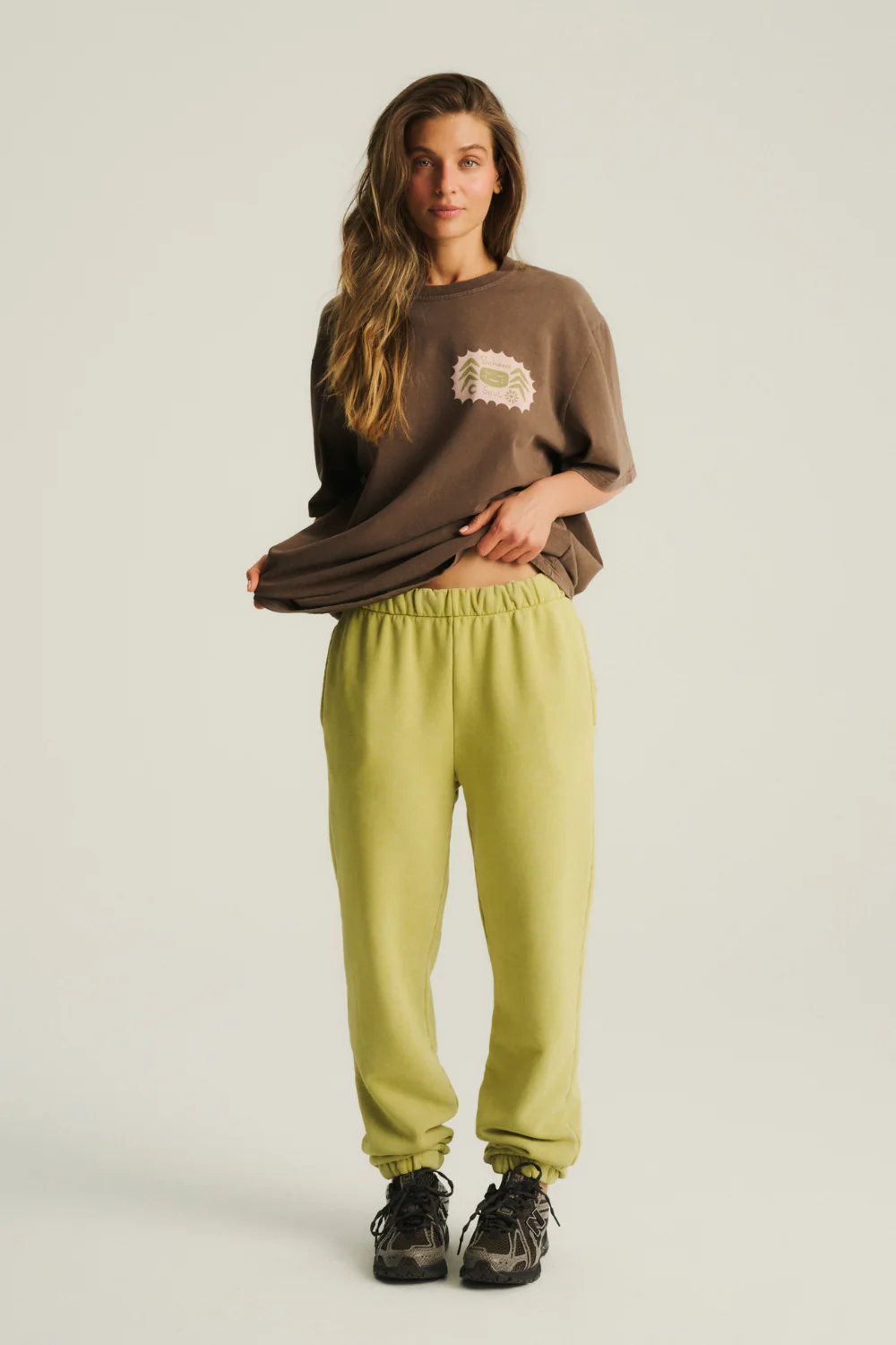 Spodnie Cali Vintage Lime