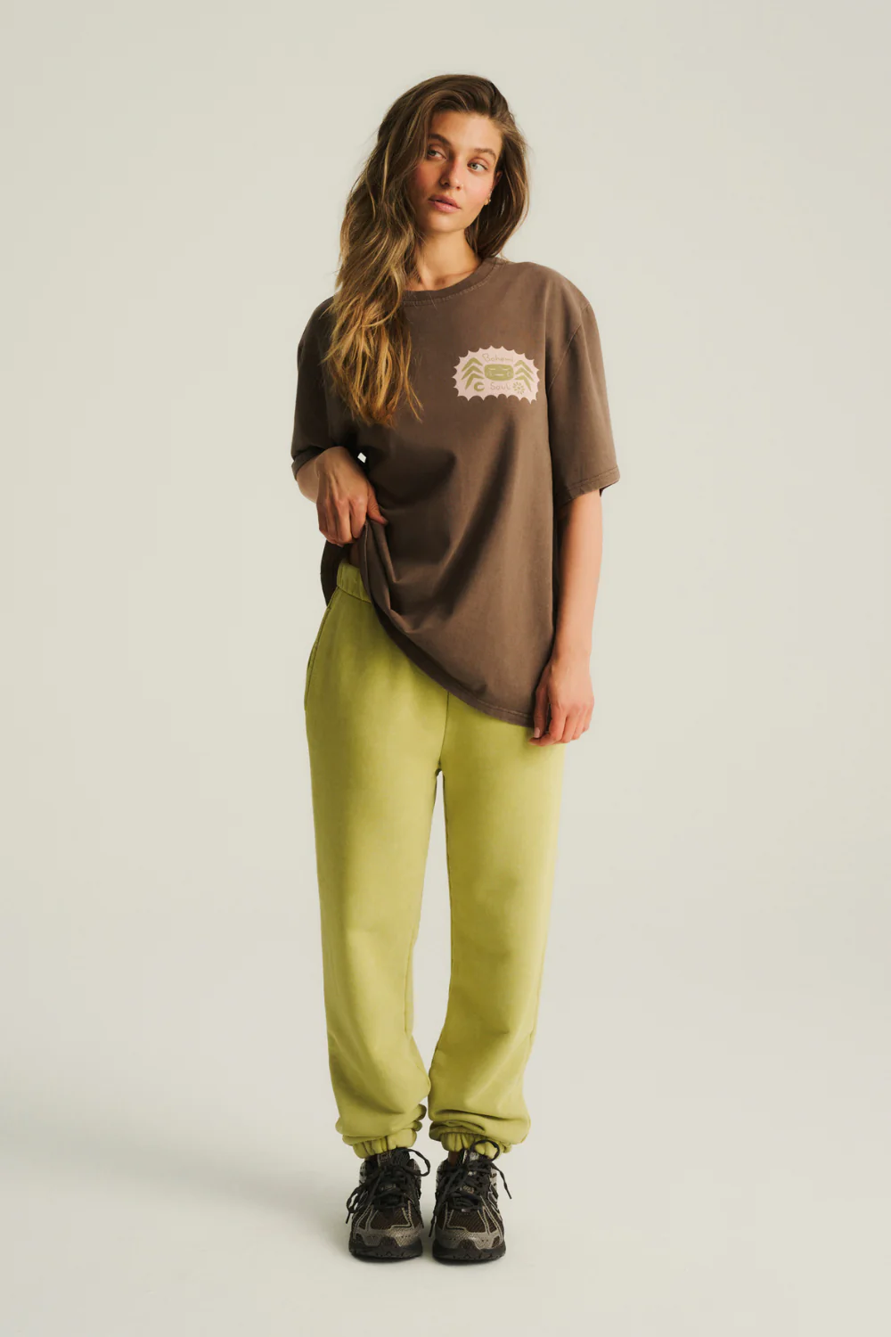 Spodnie Cali Vintage Lime - Image 2