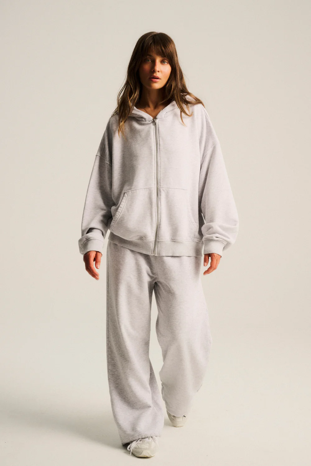 Spodnie Hill Light Grey Melange - Image 10