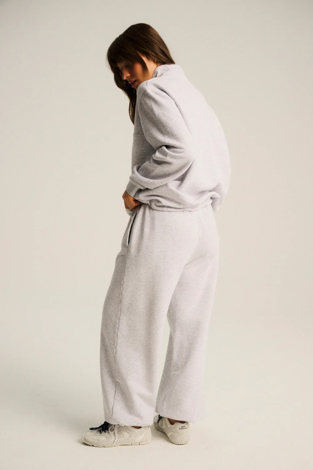 Spodnie Hill Light Grey Melange - Image 6
