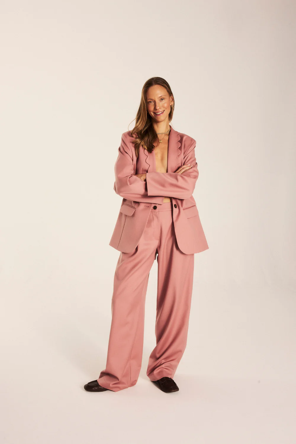 Spodnie Wełniane Mitchell Fairytale Pink - Image 7