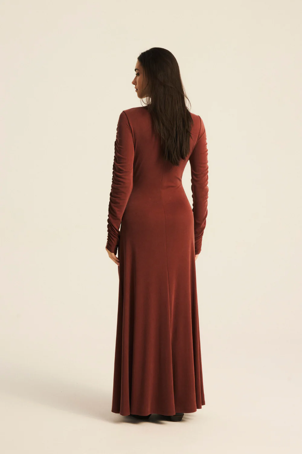 Sukienka Gemma Maxi Bordeaux - Image 8
