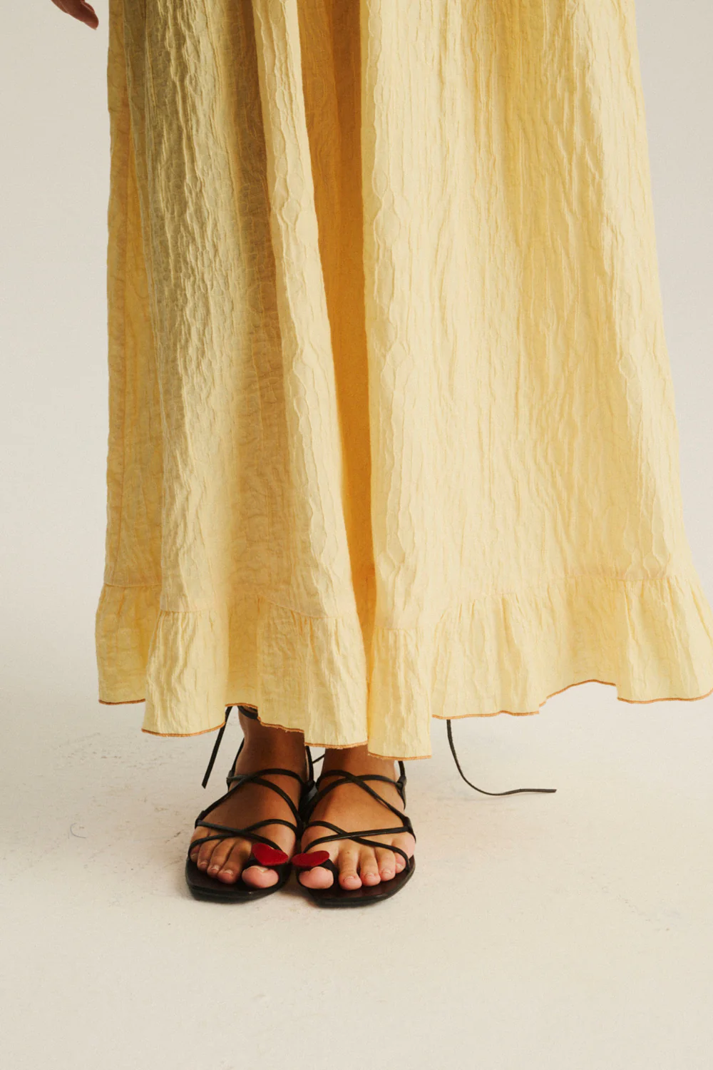 Sukienka Trinity Pale Banana Jacquard - Image 6