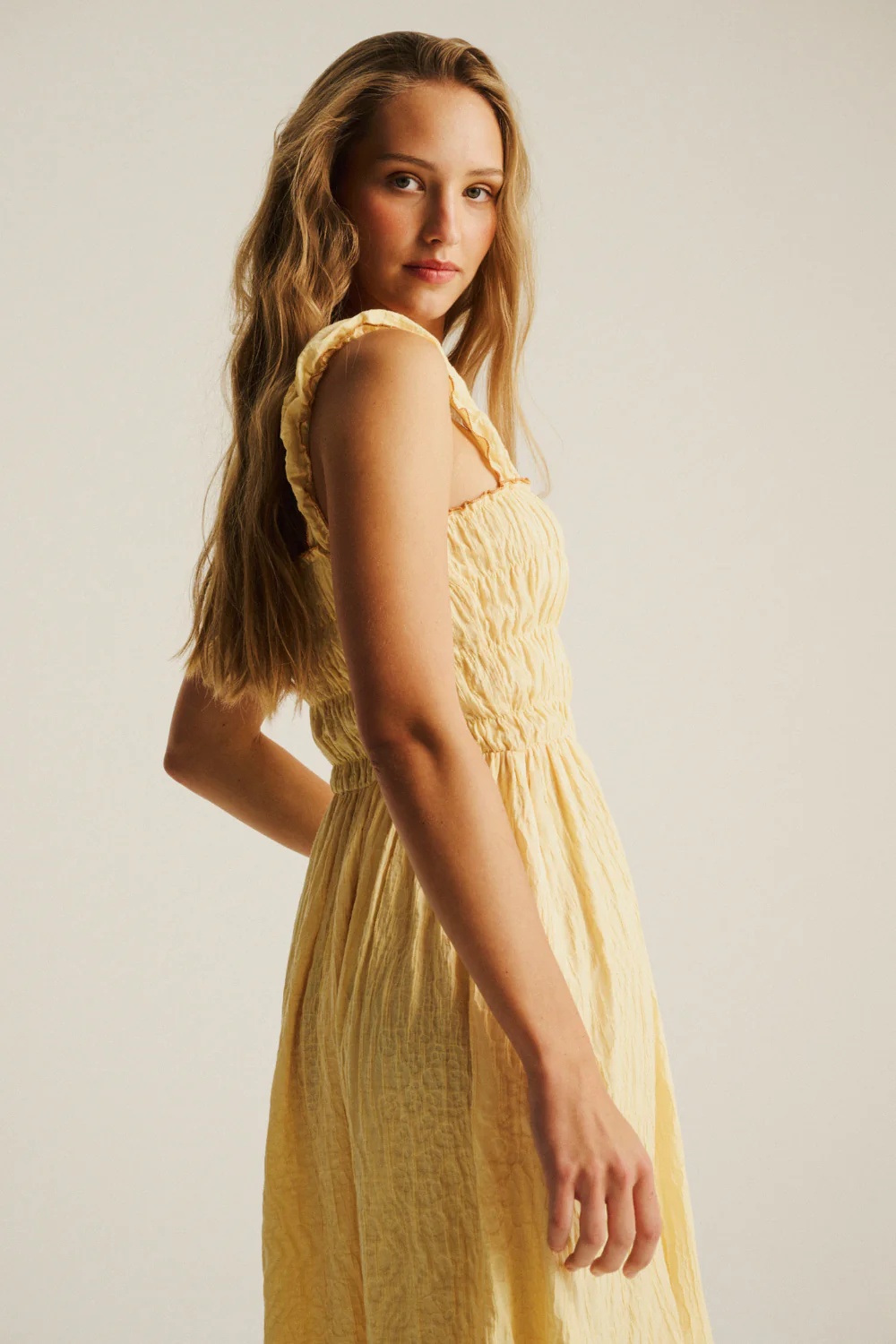 Sukienka Trinity Pale Banana Jacquard - Image 8