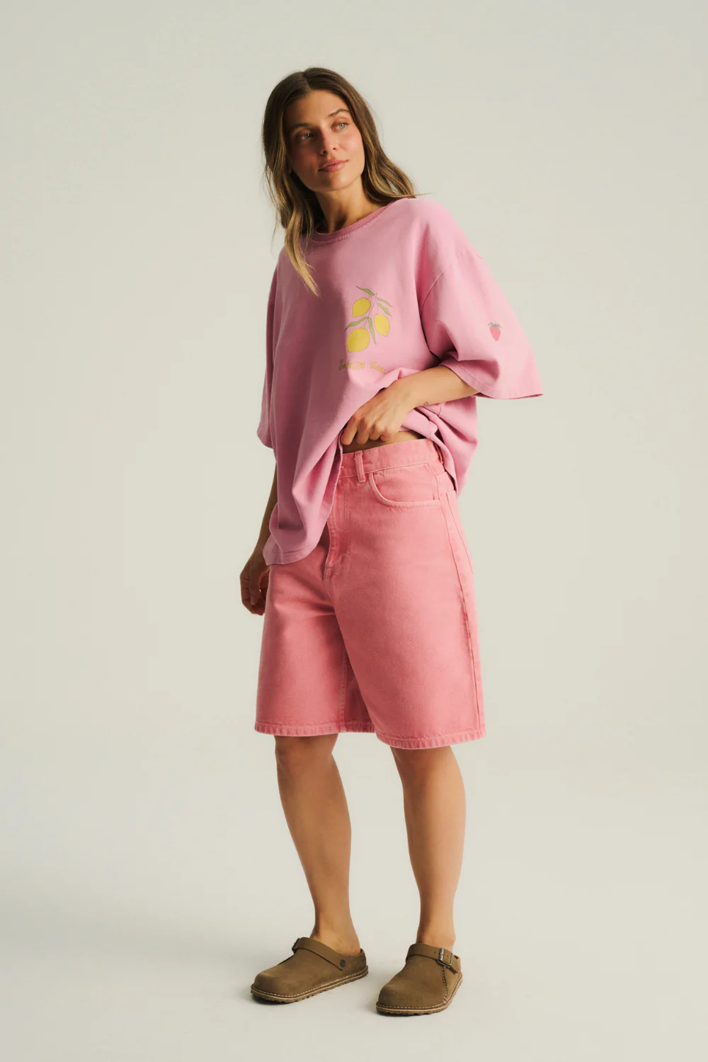Szorty Jeansowe Mason Pink - Image 10