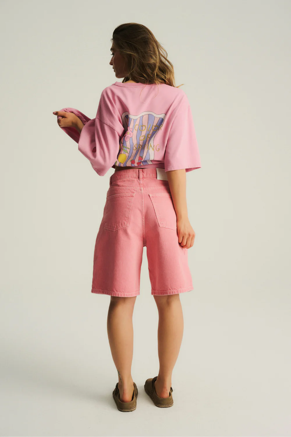 Szorty Jeansowe Mason Pink - Image 13