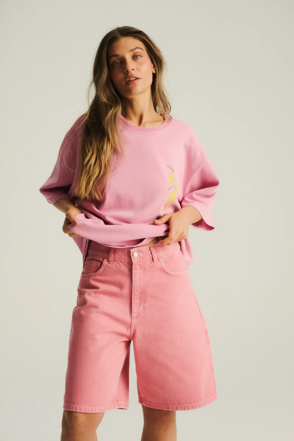 Szorty Jeansowe Mason Pink - Image 7