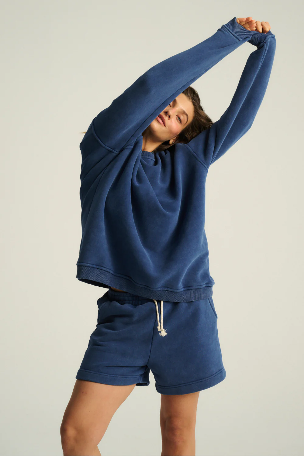 Szorty Curtis SKIN Vintage Navy Blue - Image 3