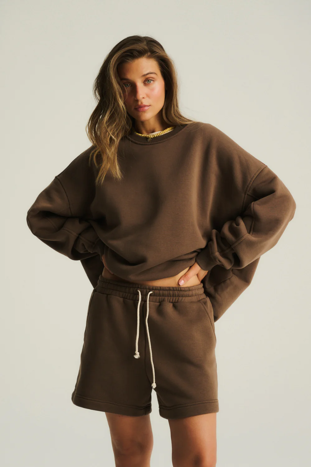 Bluza Jumbo Softened Choc Delight - Image 4